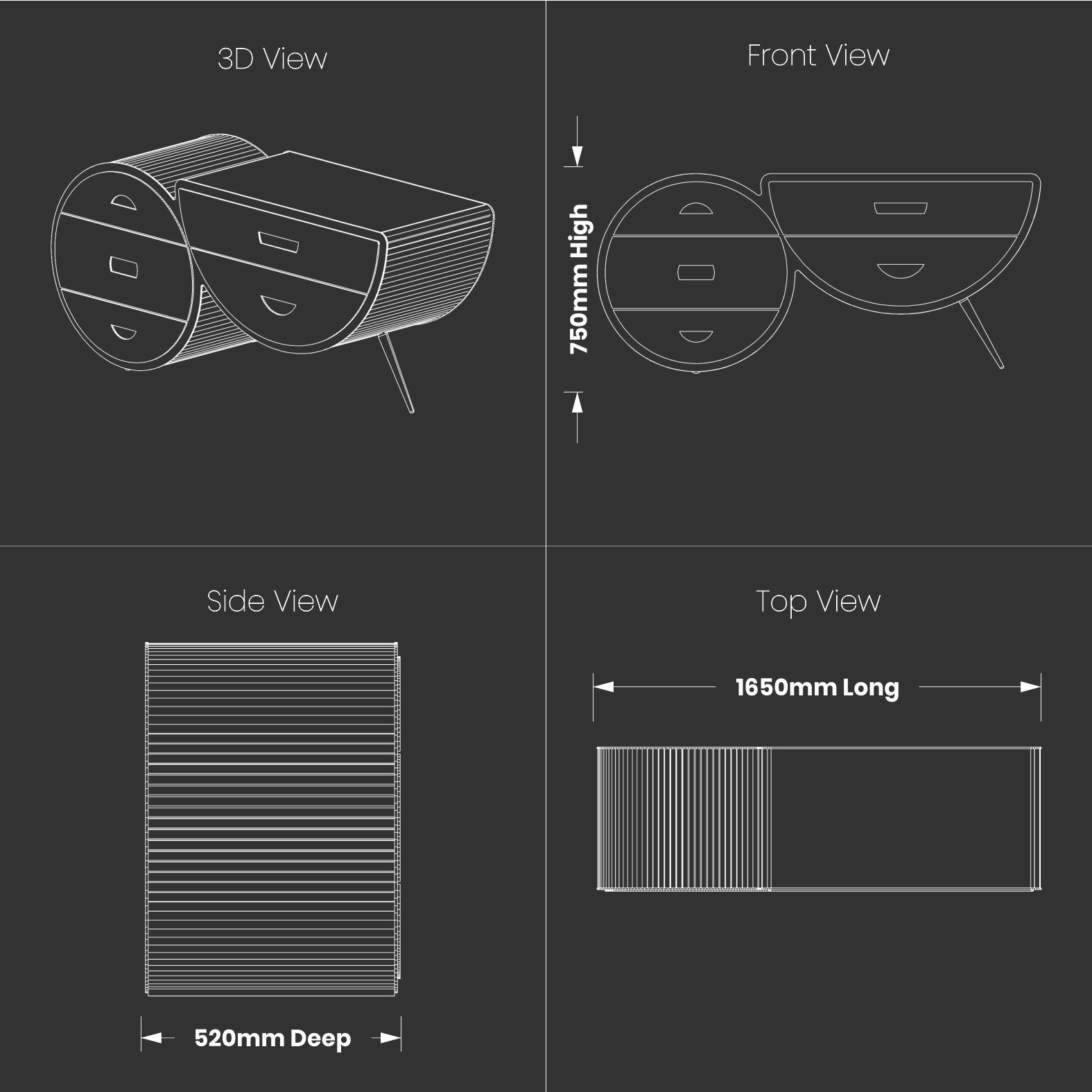 no.THREE by Ric Valho | Sideboard / Console - Image 5