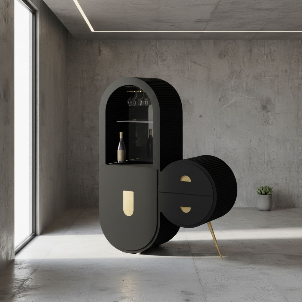 noTEN by Ric Valho Is A One Off Luxury Drinks Cabinet