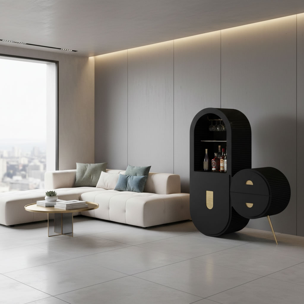 noTEN by Ric Valho Is A One Off Luxury Drinks Cabinet