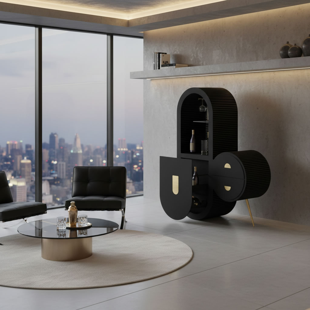 noTEN by Ric Valho Is A One Off Luxury Drinks Cabinet