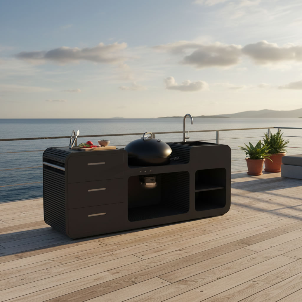Braai Station 1.0 ELITE by ACESO Luxury Outdoor Kitchens SA - 6